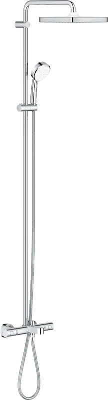 Душевая стойка Grohe Tempesta Cosmopolitan System 250 26691000, с термостатом Sancos — официальный сайт
