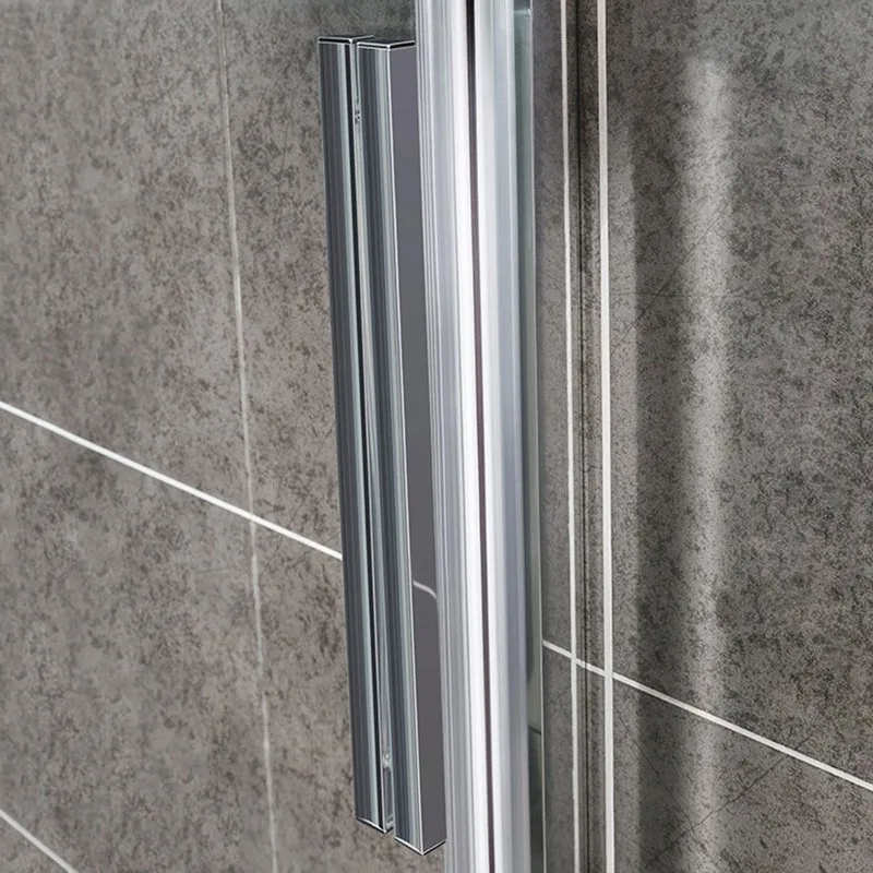 Душевая дверь в нишу Vincea Slim-U VDS-2SU110CL 110 см, профиль хром, стекло прозрачное Sancos — официальный сайт