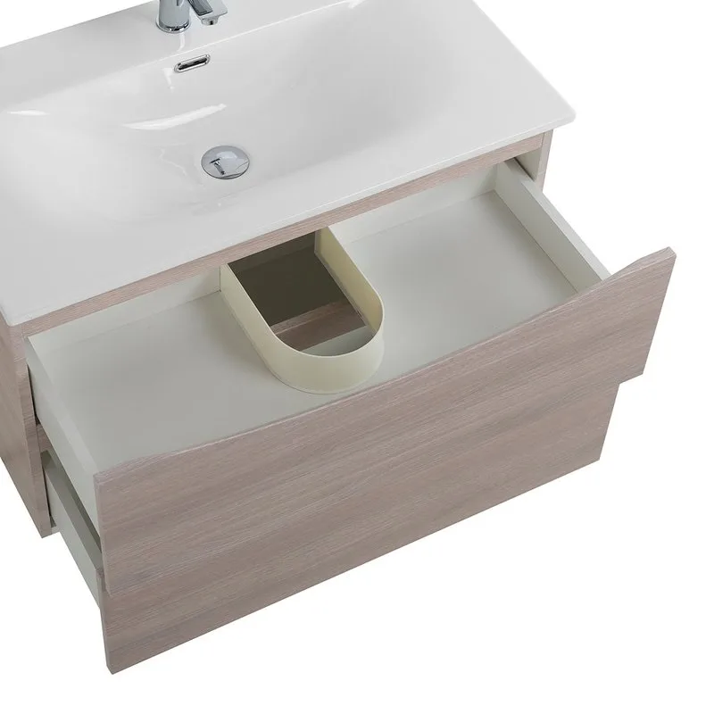 Тумба под раковину без столешницы BelBagno Marino-cer-mini 80 подвесная, rovere grigio Sancos — официальный сайт