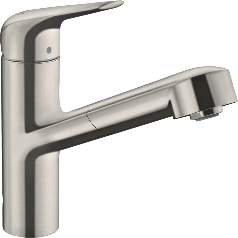 Смеситель для кухни Hansgrohe Focus M42 71814800 сталь Sancos — официальный сайт