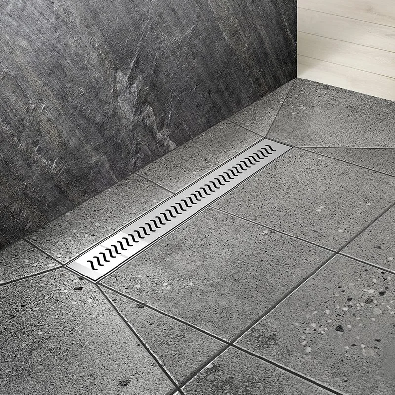 Душевой трап (лоток) RGW Shower Drain SDR-01-80-E1 80 см, с решеткой и опорами Sancos — официальный сайт