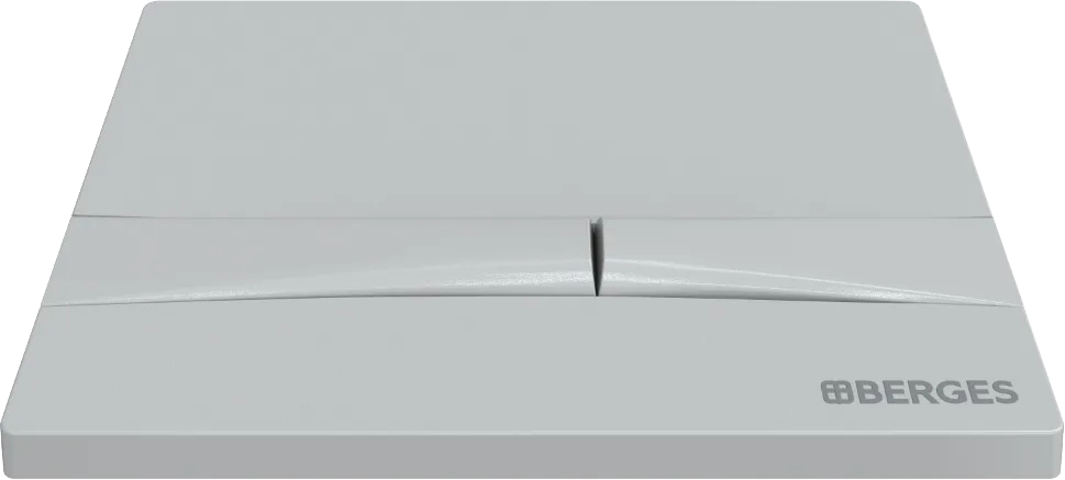 Кнопка смыва Berges Novum F4 soft touch белая Sancos — официальный сайт