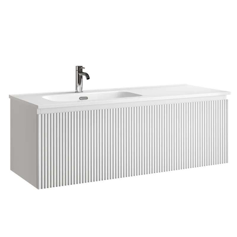Тумба под раковину Sancos Snob R 1.0 120 подвесная Bianco (белый), SNR1.0120LW Sancos — официальный сайт