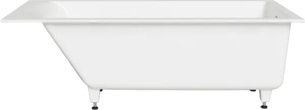 Ванна из искусственного камня Salini Cascata Kit S-Sense 170x70 см, встраиваемая, белая, на ножках,  Sancos — Оригинал