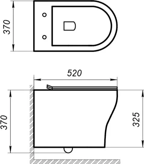 Чаша для унитаза подвесного BelBagno Acqua BB340CHR Sancos — официальный сайт