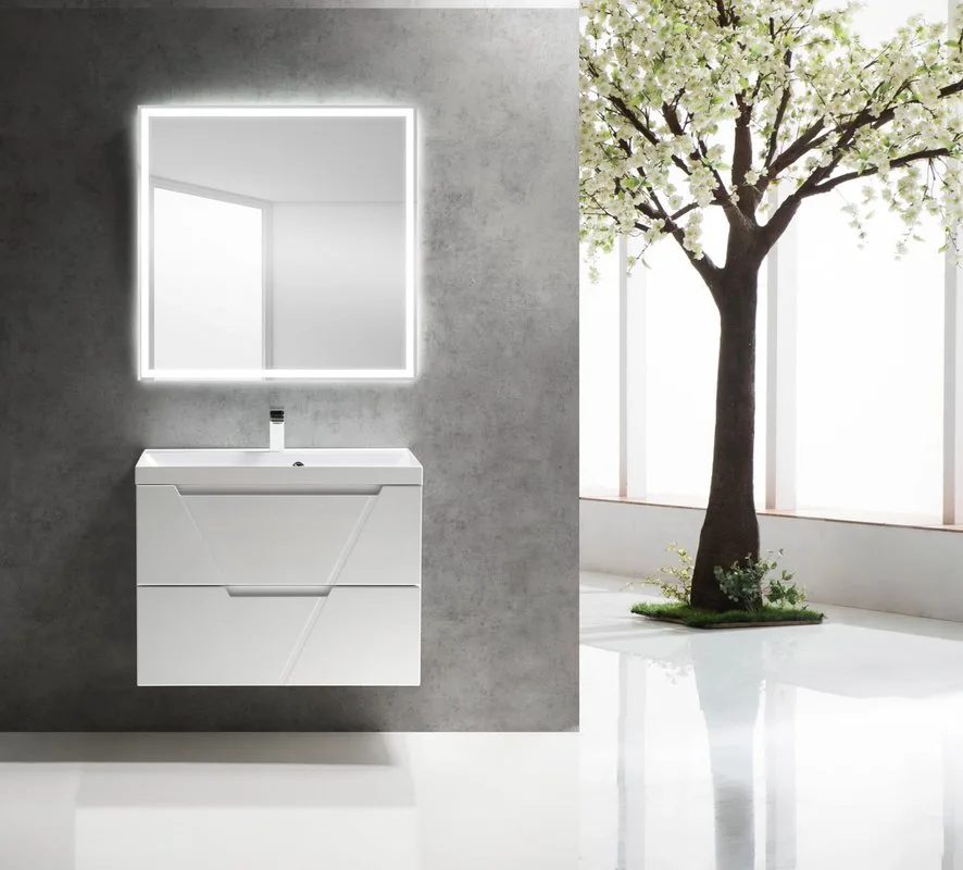 Зеркало BelBagno SPC-GRT-800-800-LED-BTN Sancos — официальный сайт