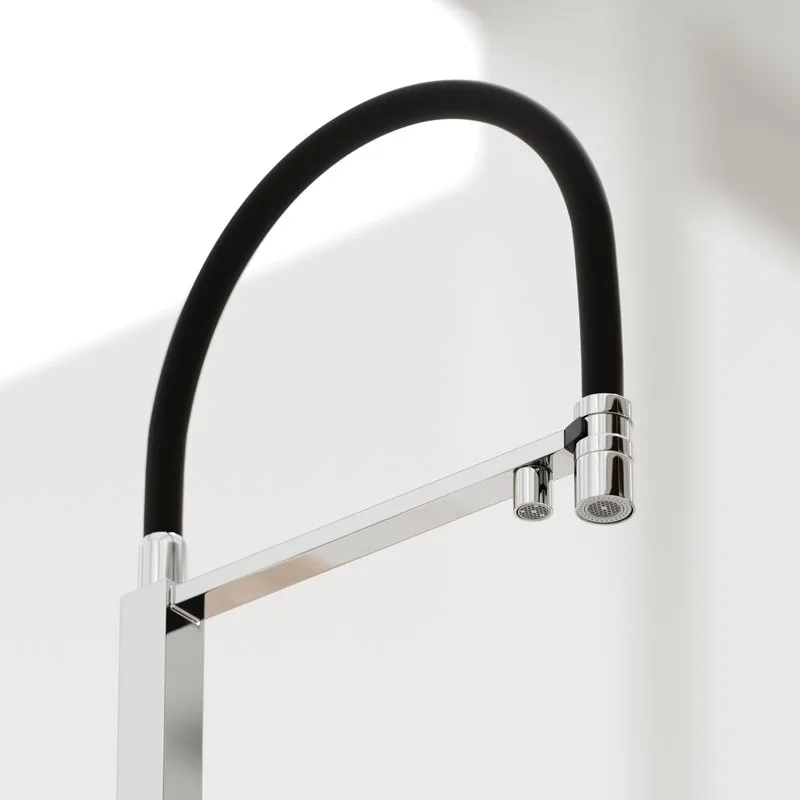 Смеситель для кухни Sancos Moro SC4006CH с гибким изливом, хром Sancos — официальный сайт