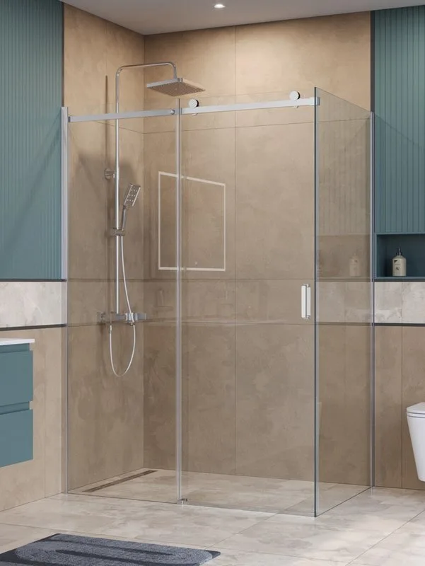 Душевой уголок BelBagno Soft Close-2 AH-1-150/80-C-Cr профиль хром Sancos — официальный сайт