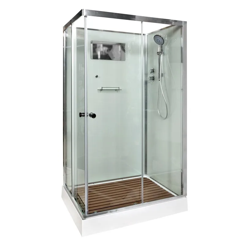 Душевая кабина DTO K402 120х90, профиль хром, стекло прозрачное Sancos — официальный сайт