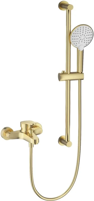 Смеситель для ванны с душем Wonzon & Woghand WW-C2501-BG, брашированное золото Sancos — официальный сайт