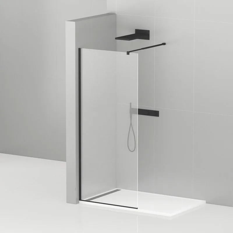 Душевая перегородка Cezares Liberta -L-1-95-C-NERO Sancos — официальный сайт