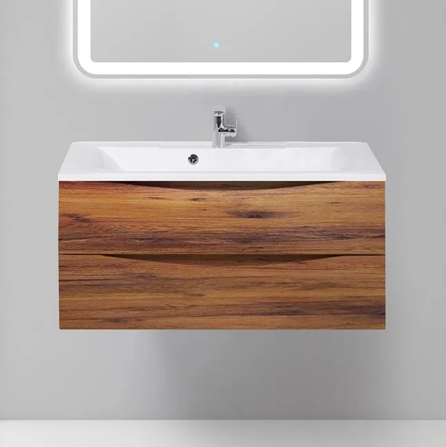 Тумба под раковину без столешницы BelBagno Marino 100 rovere ciliegio Sancos — официальный сайт