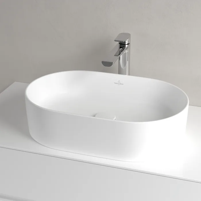 Накладная раковина Villeroy & Boch Collaro 4A1956RW stone white, CeramicPlus Sancos — официальный сайт