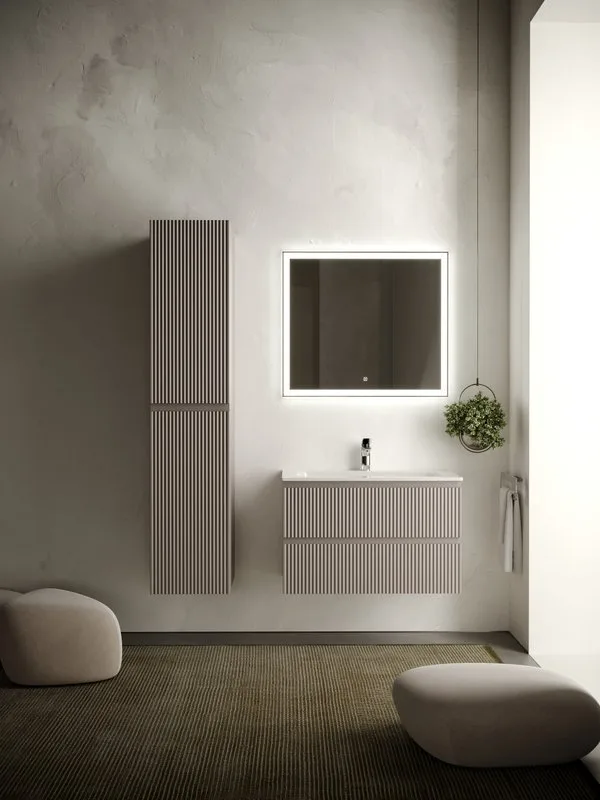 Тумба с раковиной Sancos Snob R 80 см, doha soft Sancos — официальный сайт