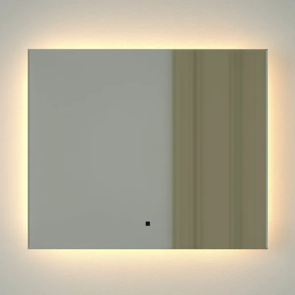 Зеркало Defesto Glow DF 2513RH 60х50 с LED-подсветкой, 3000 K, инфракрасный выключатель