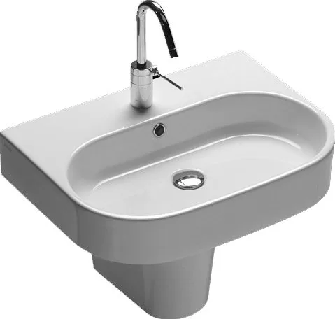 Раковина Hatria Area Y0UH01 60 см. белая Sancos — официальный сайт