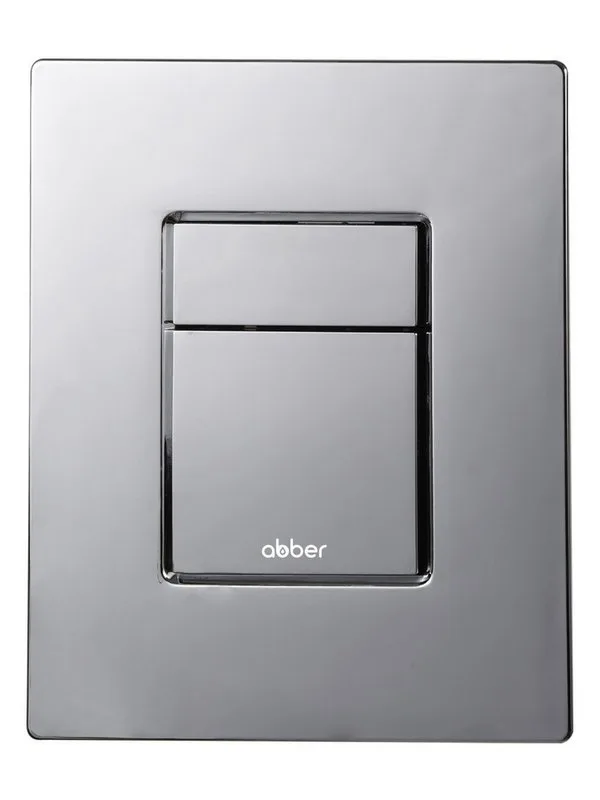 Кнопка смыва для инсталляции Abber AC0123 АБС-пластик, цвет глянцевый хром