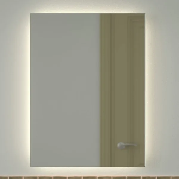 Зеркало Defesto Glow DF 2507 60х80 с LED-подсветкой, 4 500 K, без выключателя