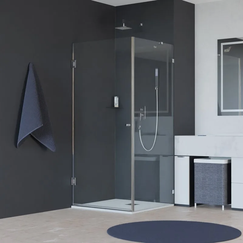 Душевой уголок RGW Hotel HO-034 90х90 см, профиль хром, стекло прозрачное Sancos — официальный сайт