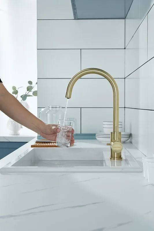 Смеситель для кухни Paulmark Essen Es213211-BR бронза Sancos — официальный сайт