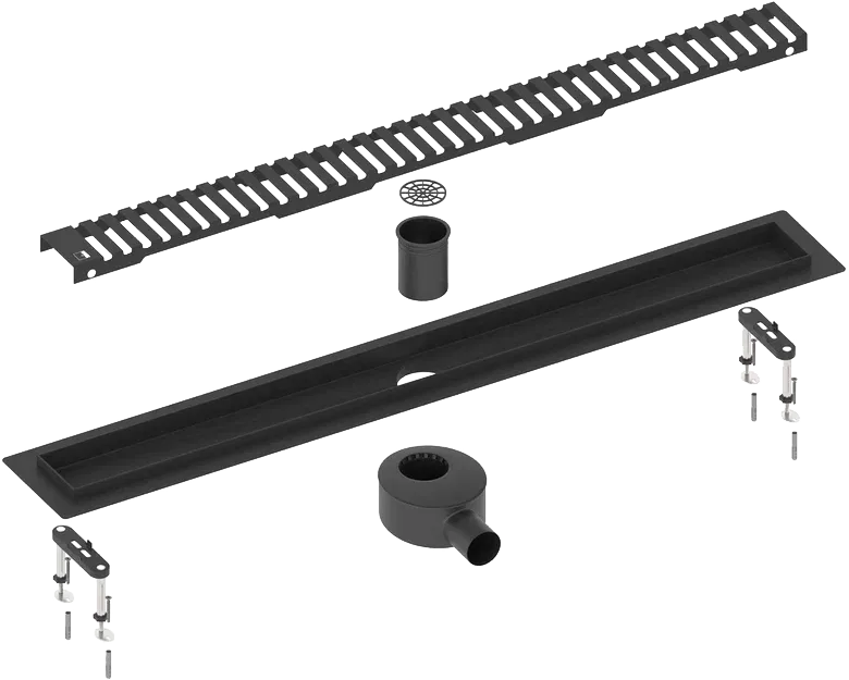 Душевой трап (лоток) Timo Drain Systems DS230106/03 600 вставка lines, черный Sancos — официальный сайт