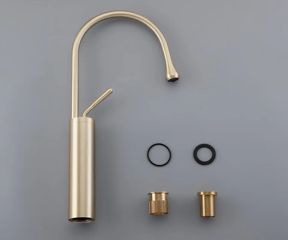 Смеситель для раковины Bronze de Luxe Scandi 9015BR золото Sancos — официальный сайт