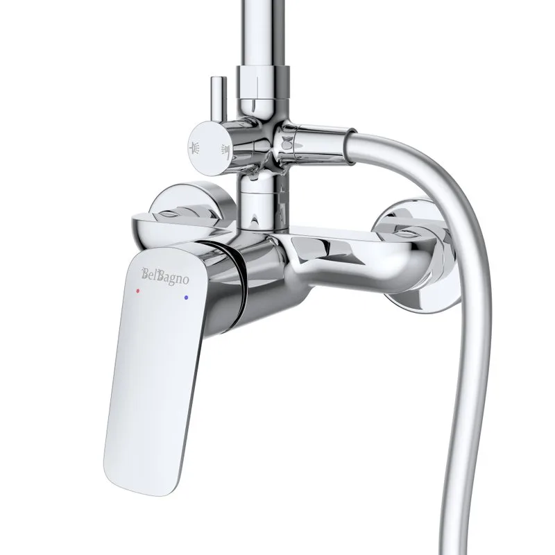 Душевая стойка BelBagno Marino DOCM-CRM, хром Sancos — официальный сайт