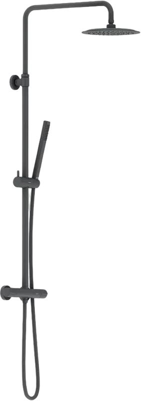 Душевая стойка Damixa Scandinavian Pure 936800300, черная матовая Sancos — официальный сайт