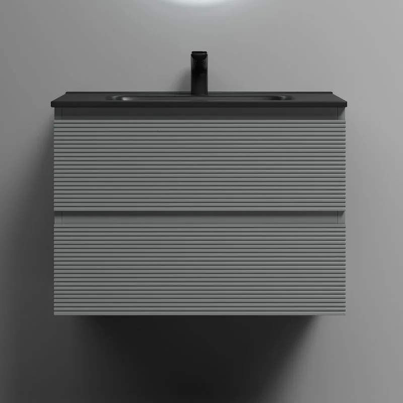 Тумба с раковиной Sancos Folk 70 ergraut soft, раковина CN7007MB Sancos — официальный сайт