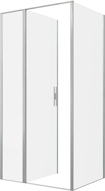 Душевой уголок Allen Brau Priority 100x90, профиль серебро браш, стекло прозрачное Sancos — официальный сайт