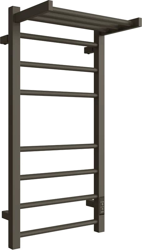 Полотенцесушитель электрический Двин Fs plaza neo 80х40, графит, с полкой Sancos — официальный сайт