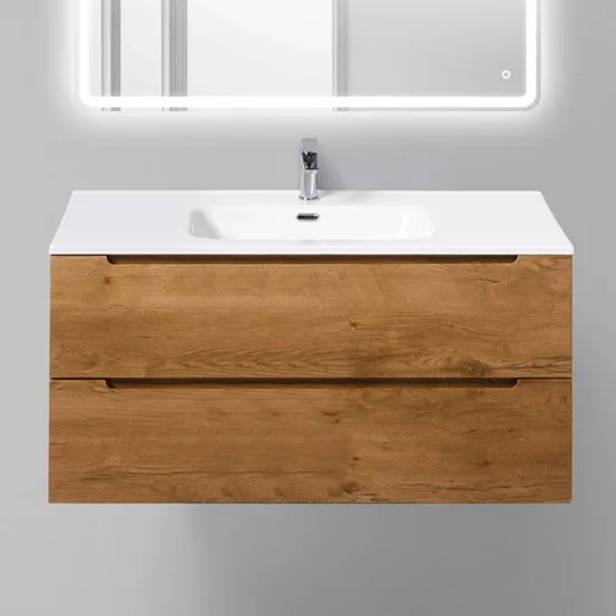 Тумба под раковину без столешницы BelBagno Etna 100 rovere  nature Sancos — официальный сайт