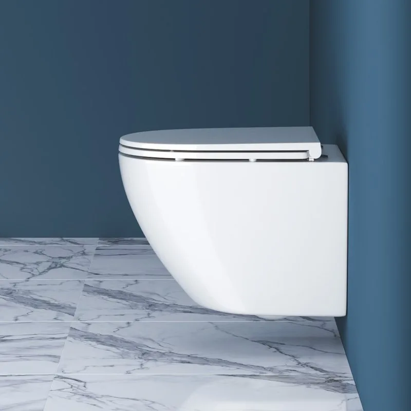 Унитаз подвесной BelBagno Sfera-r BB046CHR BB870SC с микролифтом, безободковый, глянцевый белый Sancos — официальный сайт