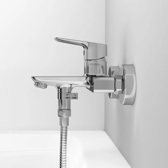 Смеситель для ванны с душем IDDIS Spin SPISB02i02WA, хром Sancos — официальный сайт