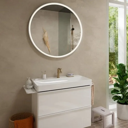 Смеситель для раковины Hansgrohe Tecturis S Fine 110 CoolStart 73310140 шлифованная бронза Sancos — официальный сайт