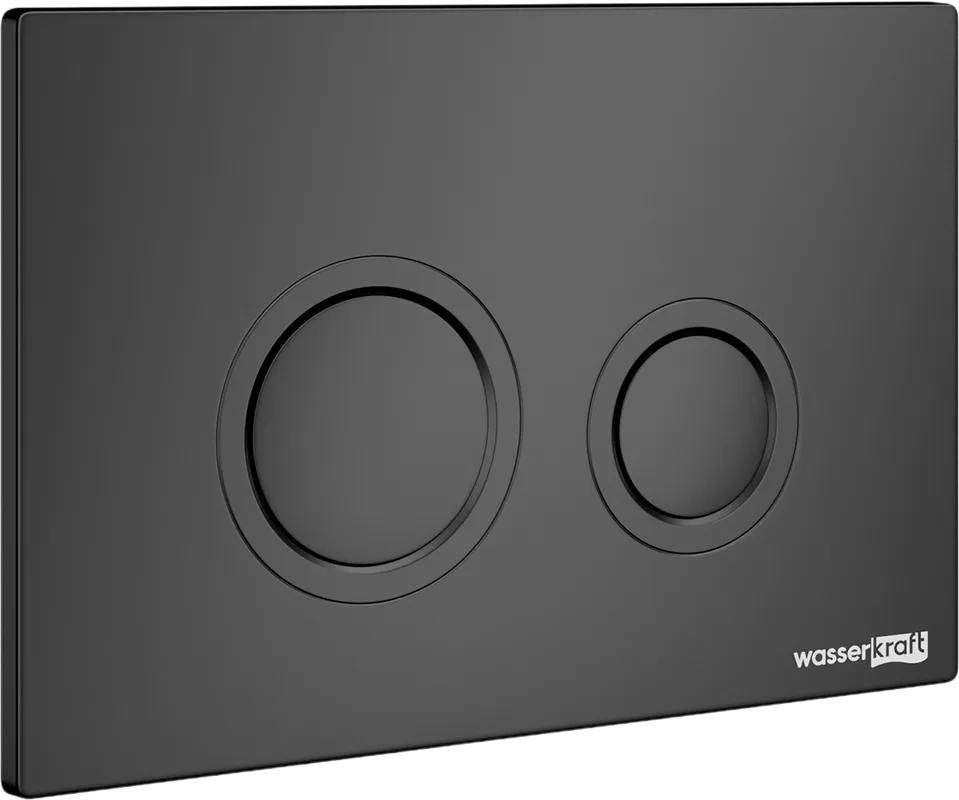 Система инсталляции для унитазов Wasserkraft Dill 61TLT.010.ME.MB01, с кнопкой смыва матовой черной Sancos — официальный сайт