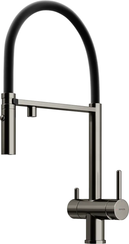 Смеситель для кухни Sancos Imola SC4010GG под фильтр, вороненая сталь Sancos — официальный сайт