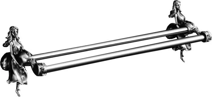Полотенцедержатель Art&Max Athena AM-B-0618-T двойной Sancos — официальный сайт