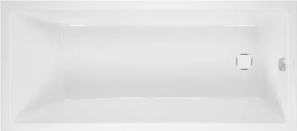 Акриловая ванна Vagnerplast Cavallo VPBA157CAV2X-04 без опоры 150x70 см, пристенная, ультрабелая Sancos — Оригинал