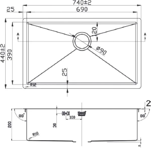Мойка кухонная Zorg Light ZL R 740440 Sancos — официальный сайт