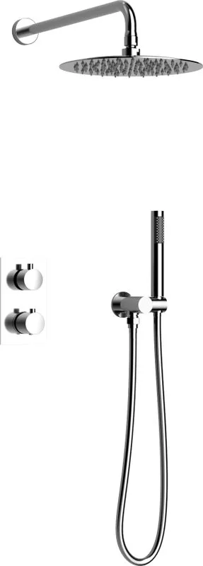 Душевой комплект AltroBagno Unione 040407 Cr, С ВНУТРЕННЕЙ ЧАСТЬЮ, хром Sancos — официальный сайт