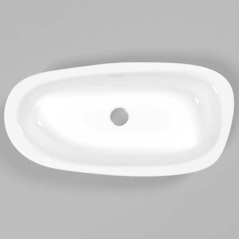 Накладная раковина WHITECROSS Moonstone E 0731.070035.100 70 см, белый глянец Sancos — официальный сайт