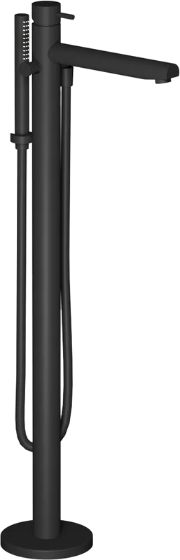 Напольный смеситель для ванны с душем IB Rubinetterie Kusasi EKS399NP, matt black Sancos — официальный сайт