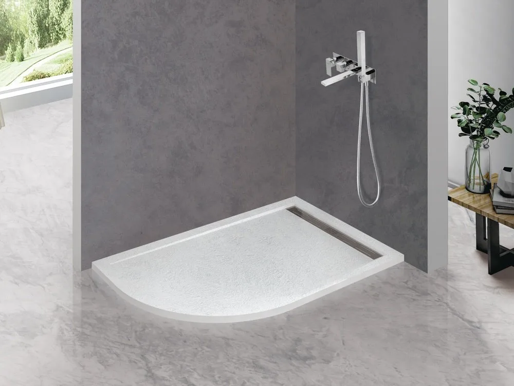 Поддон для душа Cezares TRAY-AS-RH-100/80-30-W-R 100x80 R, белый Sancos — официальный сайт