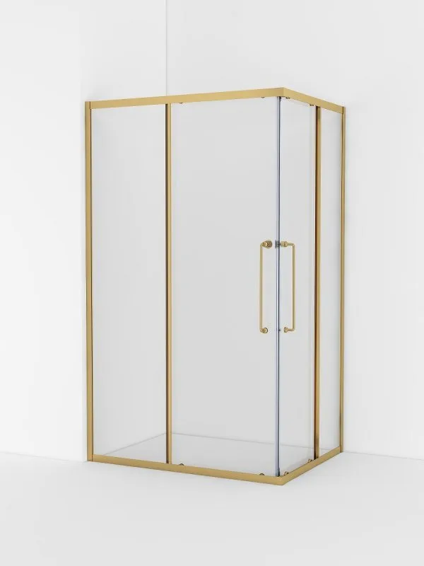 Душевой уголок Cezares Relax RELAX-304-AH-2-120/90-C-BORO 120x90, профиль брашированное золото Sancos — официальный сайт
