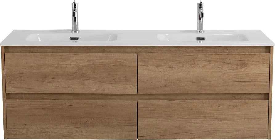 Тумба под раковину без столешницы BelBagno Kraft 120 4 ящика, для двоих, rovere nebrasca nature Sancos — официальный сайт
