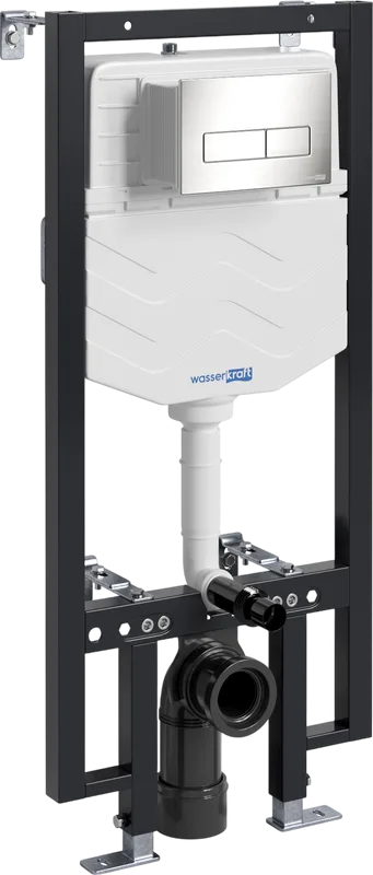 Система инсталляции для унитазов Wasserkraft Vils 56TLT.010.ME.BN03, с кнопкой смыва никель Sancos — официальный сайт