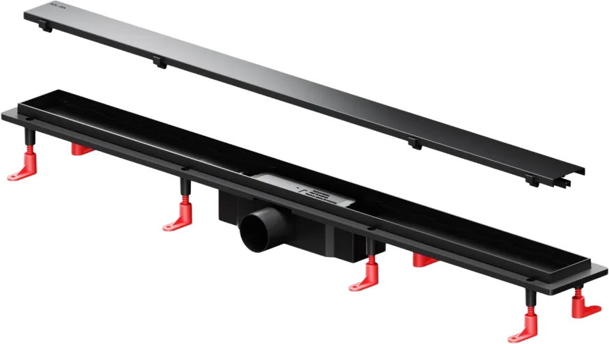 Душевой трап (лоток) AM.PM PrimeFlow Tile 90 см, черный матовый Sancos — официальный сайт