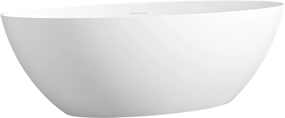 Акриловая ванна Abber AB9374-1.7 170x80 см, отдельностоящая, белая, овальная, с каркасом, со сливом- Sancos — официальный сайт