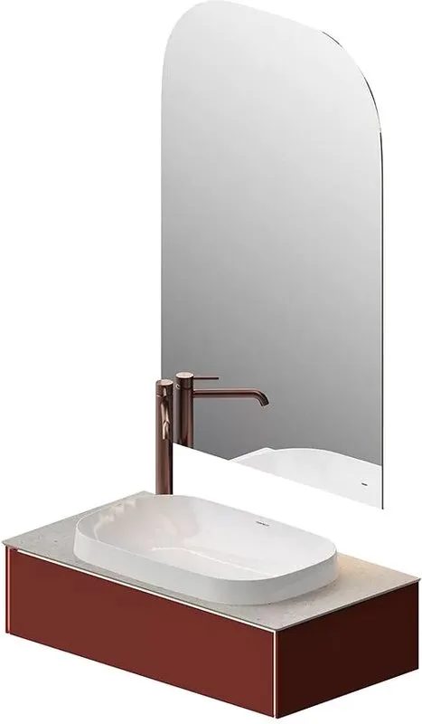 Тумба под раковину без столешницы KERAMA MARAZZI Magica 90 венецианский красный матовый Sancos — официальный сайт